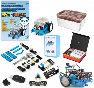 Образовательный конструктор с комплектом датчиков Makeblock на основе mBot (Bluetooth version)